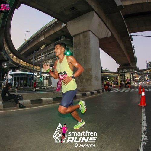 Race photo from SMARTFREN RUN 2026
