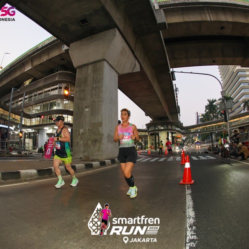Race photo from SMARTFREN RUN 2026