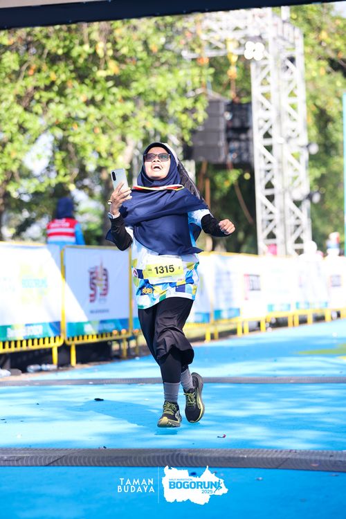 Race photo from Taman Budaya x BOGORUN 2025