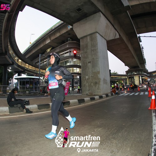 Race photo from SMARTFREN RUN 2026