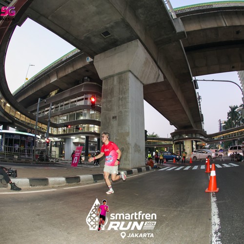 Race photo from SMARTFREN RUN 2026