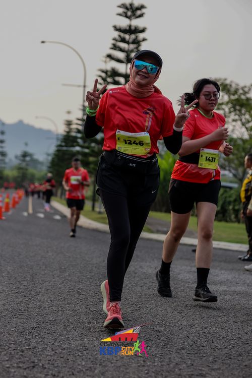 Race photo from CISANGKAN KBP CITY RUN 2025