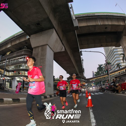 Race photo from SMARTFREN RUN 2026