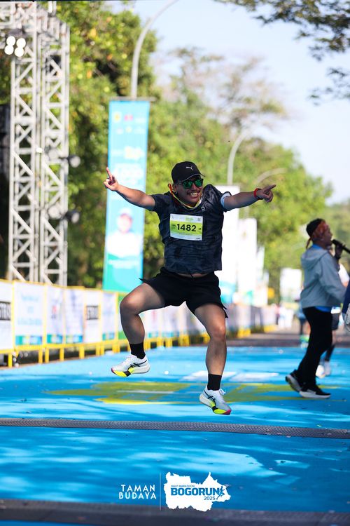 Race photo from Taman Budaya x BOGORUN 2025