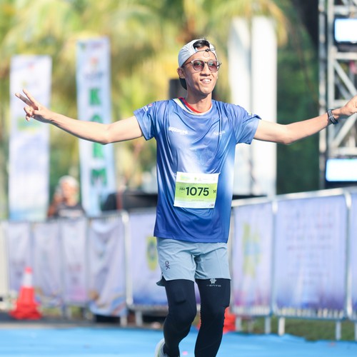 Race photo from BOGORUN 2026