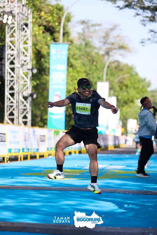Race photo from Taman Budaya x BOGORUN 2025