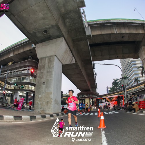 Race photo from SMARTFREN RUN 2026