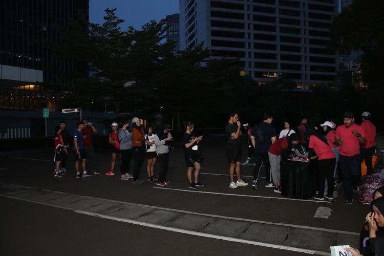 Race photo from Assurance Fun Run 2024