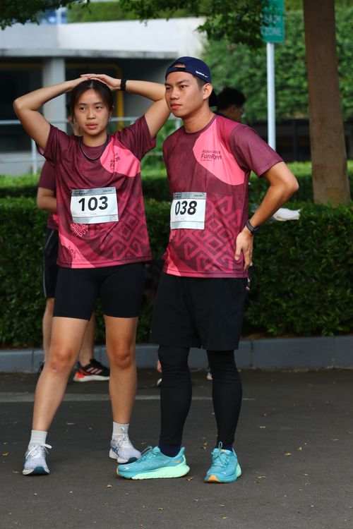 Race photo from Assurance Fun Run 2024