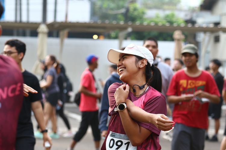 Race photo from Assurance Fun Run 2024