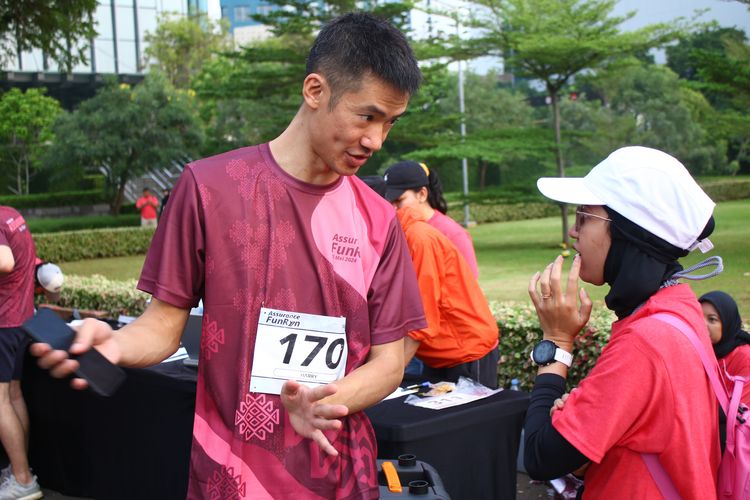 Race photo from Assurance Fun Run 2024