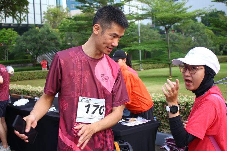 Race photo from Assurance Fun Run 2024