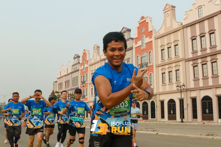 Race photo from ISOPlus Run 2024 Jakarta