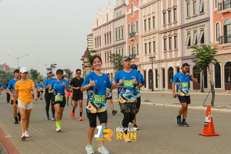 Race photo from ISOPlus Run 2024 Jakarta