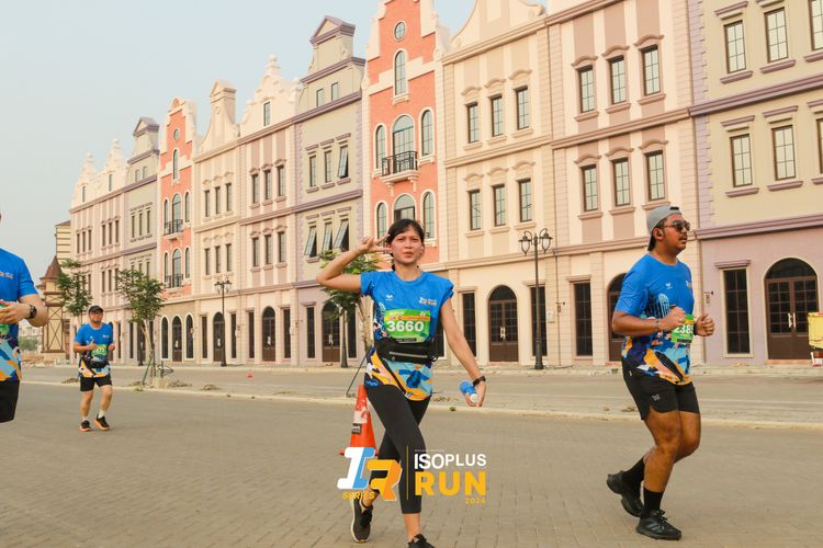 Race photo from ISOPlus Run 2024 Jakarta