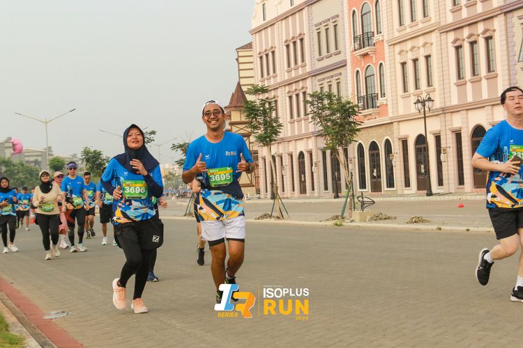 Race photo from ISOPlus Run 2024 Jakarta