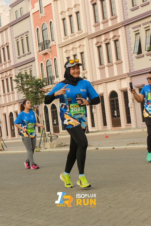 Race photo from ISOPlus Run 2024 Jakarta