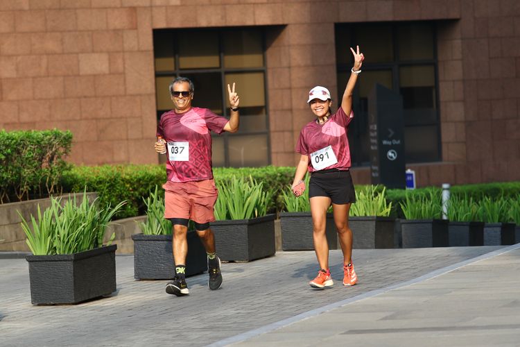 Race photo from Assurance Fun Run 2024