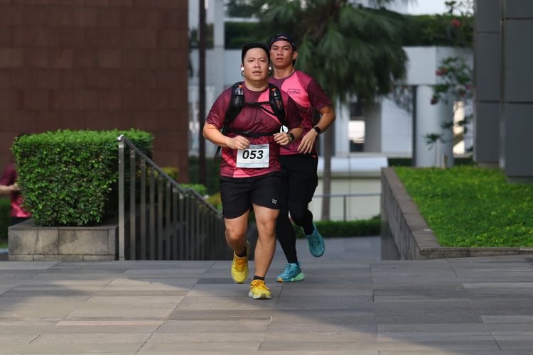 Race photo from Assurance Fun Run 2024