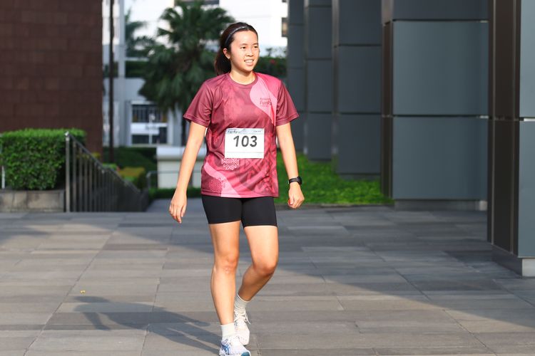 Race photo from Assurance Fun Run 2024