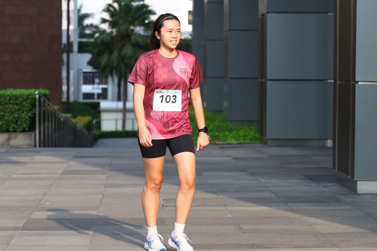 Race photo from Assurance Fun Run 2024