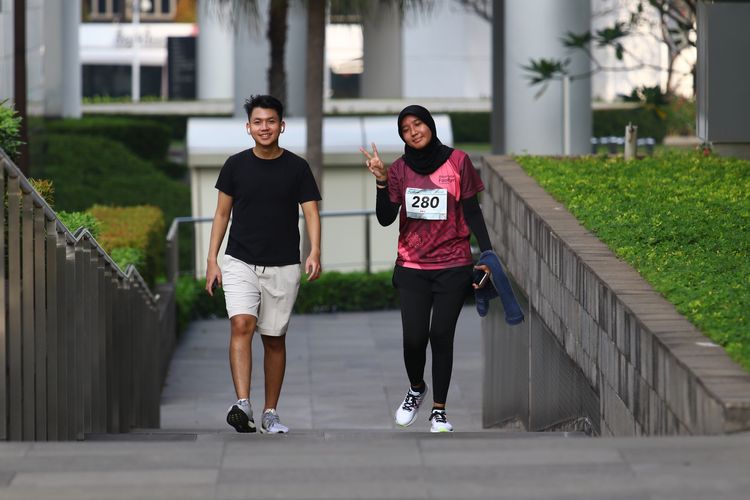 Race photo from Assurance Fun Run 2024