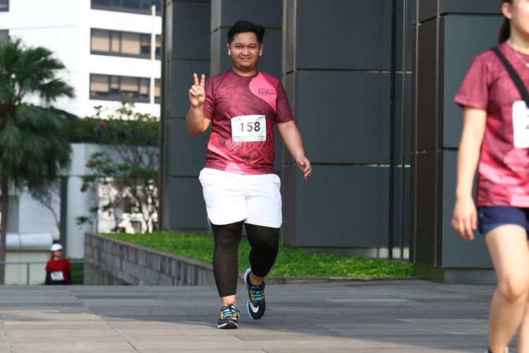 Race photo from Assurance Fun Run 2024