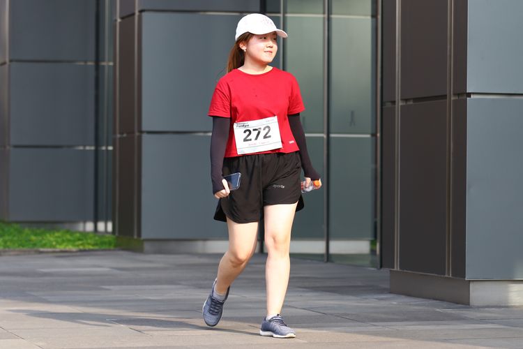 Race photo from Assurance Fun Run 2024