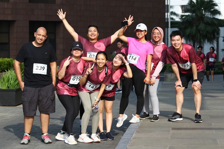 Race photo from Assurance Fun Run 2024