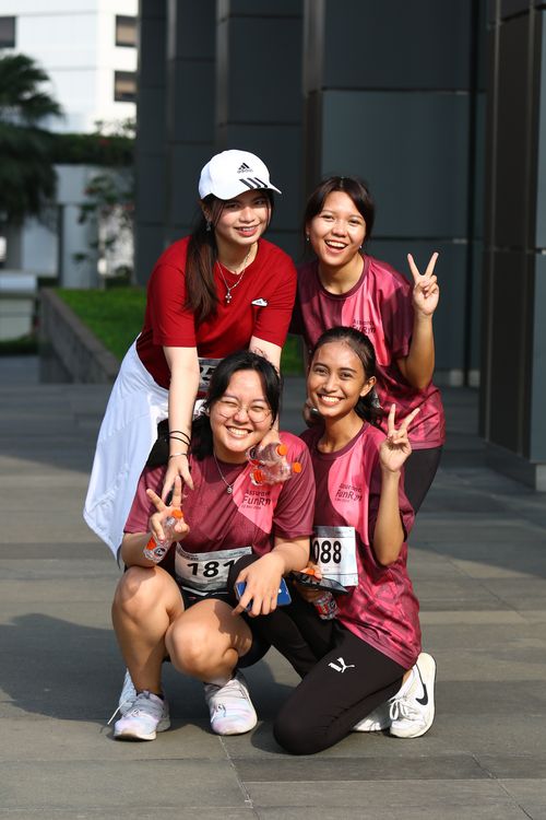 Race photo from Assurance Fun Run 2024