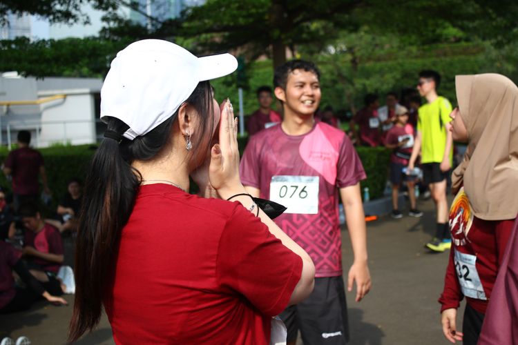 Race photo from Assurance Fun Run 2024