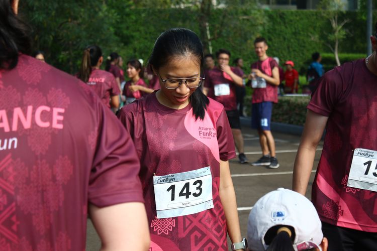 Race photo from Assurance Fun Run 2024