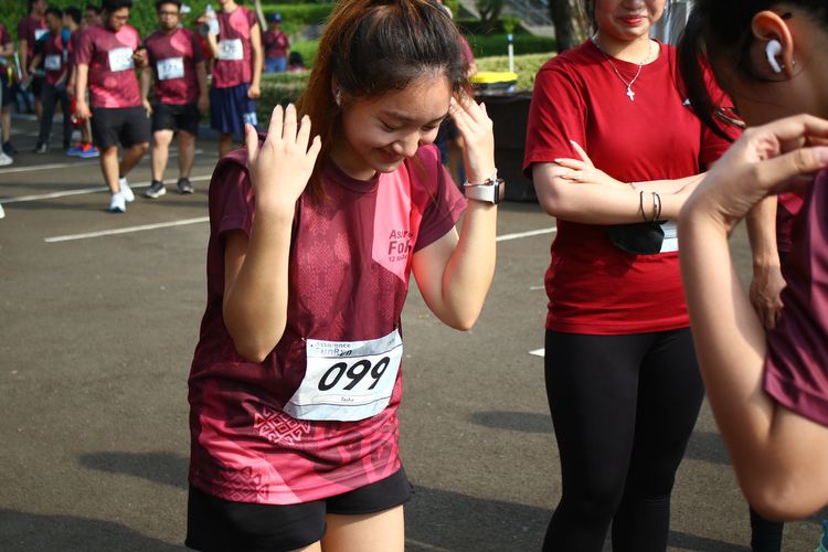 Race photo from Assurance Fun Run 2024