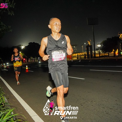 Race photo from SMARTFREN RUN 2026