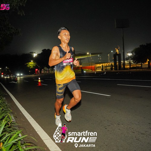 Race photo from SMARTFREN RUN 2026