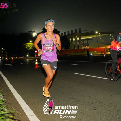 Race photo from SMARTFREN RUN 2026