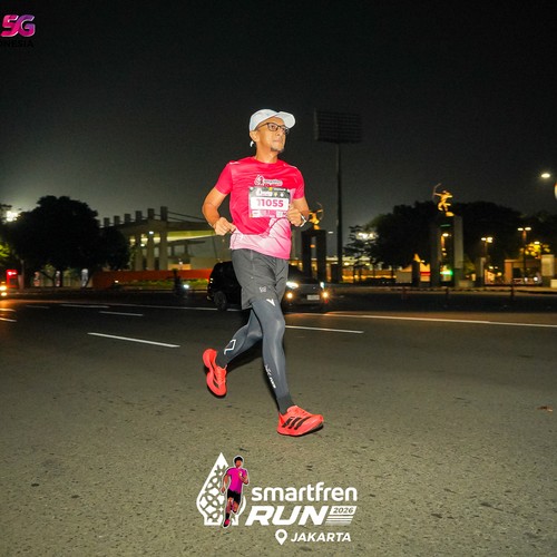 Race photo from SMARTFREN RUN 2026