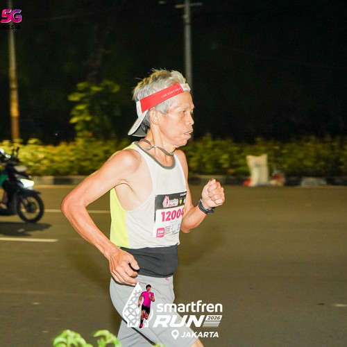 Race photo from SMARTFREN RUN 2026