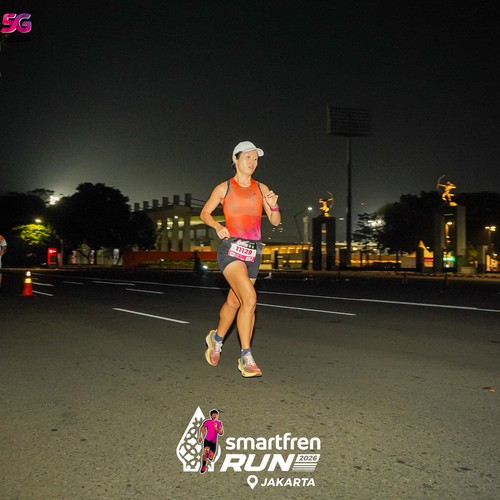 Race photo from SMARTFREN RUN 2026