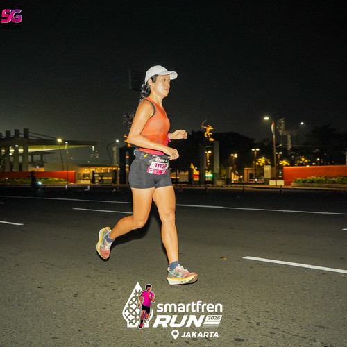 Race photo from SMARTFREN RUN 2026