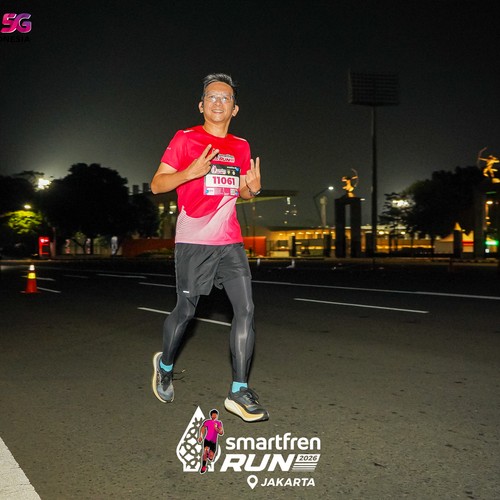 Race photo from SMARTFREN RUN 2026