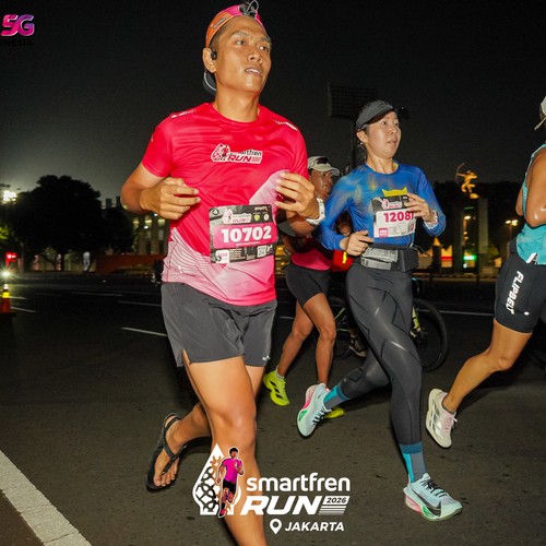 Race photo from SMARTFREN RUN 2026