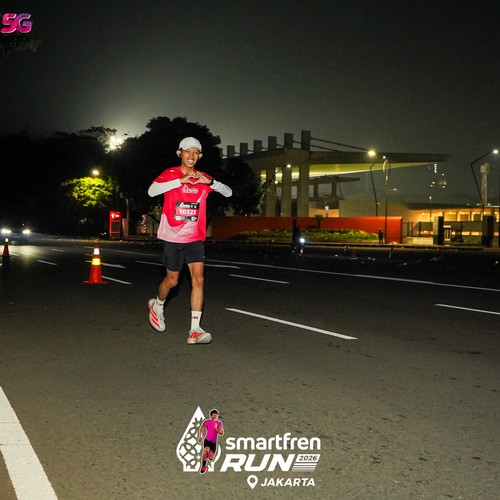 Race photo from SMARTFREN RUN 2026