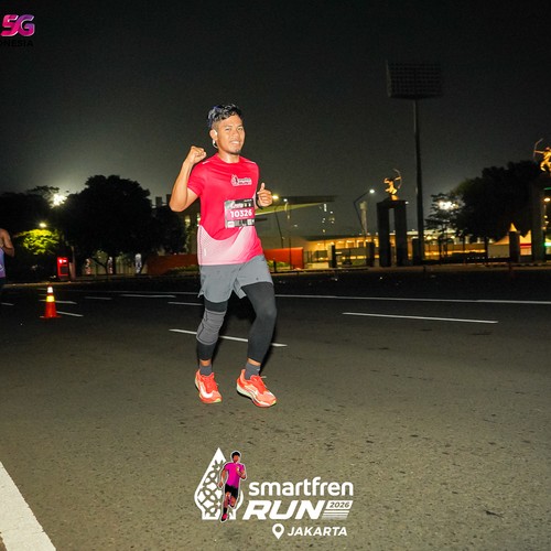 Race photo from SMARTFREN RUN 2026