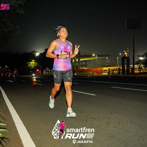 Race photo from SMARTFREN RUN 2026
