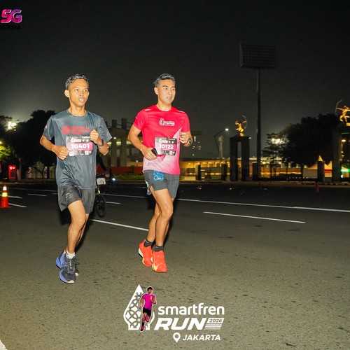 Race photo from SMARTFREN RUN 2026