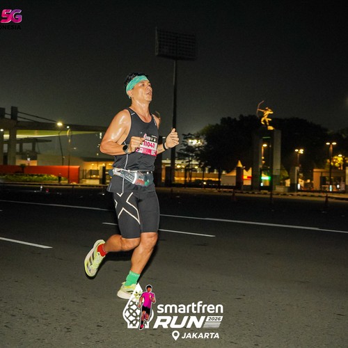 Race photo from SMARTFREN RUN 2026