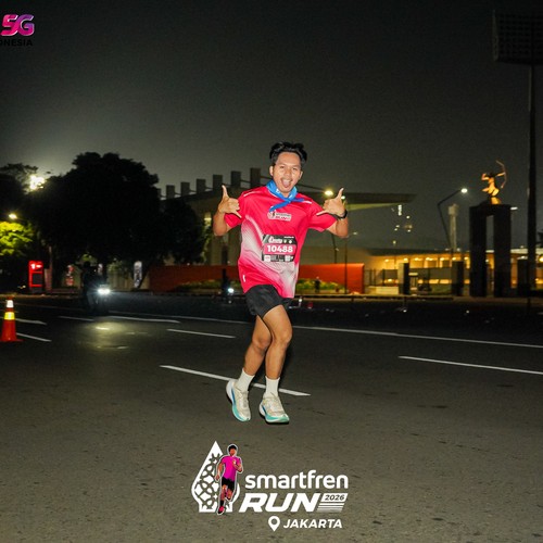 Race photo from SMARTFREN RUN 2026