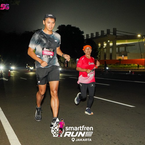 Race photo from SMARTFREN RUN 2026