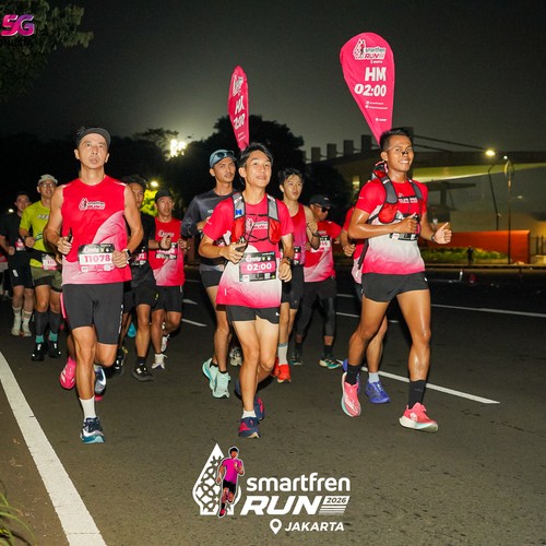 Race photo from SMARTFREN RUN 2026